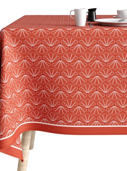 Nappe rectangulaire anti tache en Coton - Lotus - Kiabi
