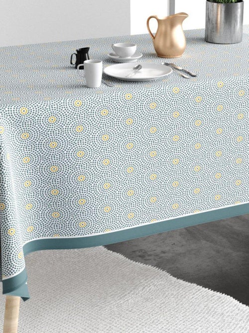 Nappe rectangulaire anti tache en Coton - Patio Eau - Kiabi