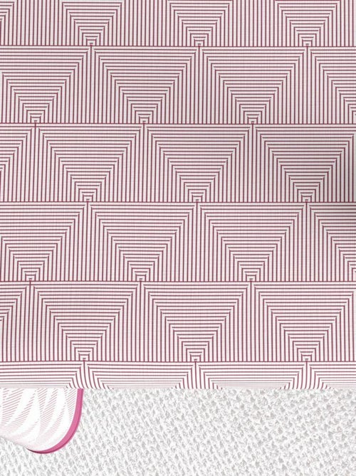 Nappe rectangulaire anti tache en Coton - Pira Rose - Kiabi