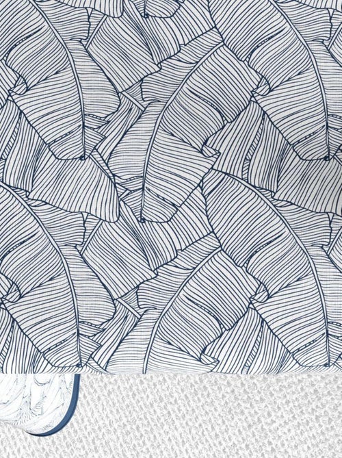 Nappe rectangulaire anti tache en Coton - Planta Bleu - Kiabi