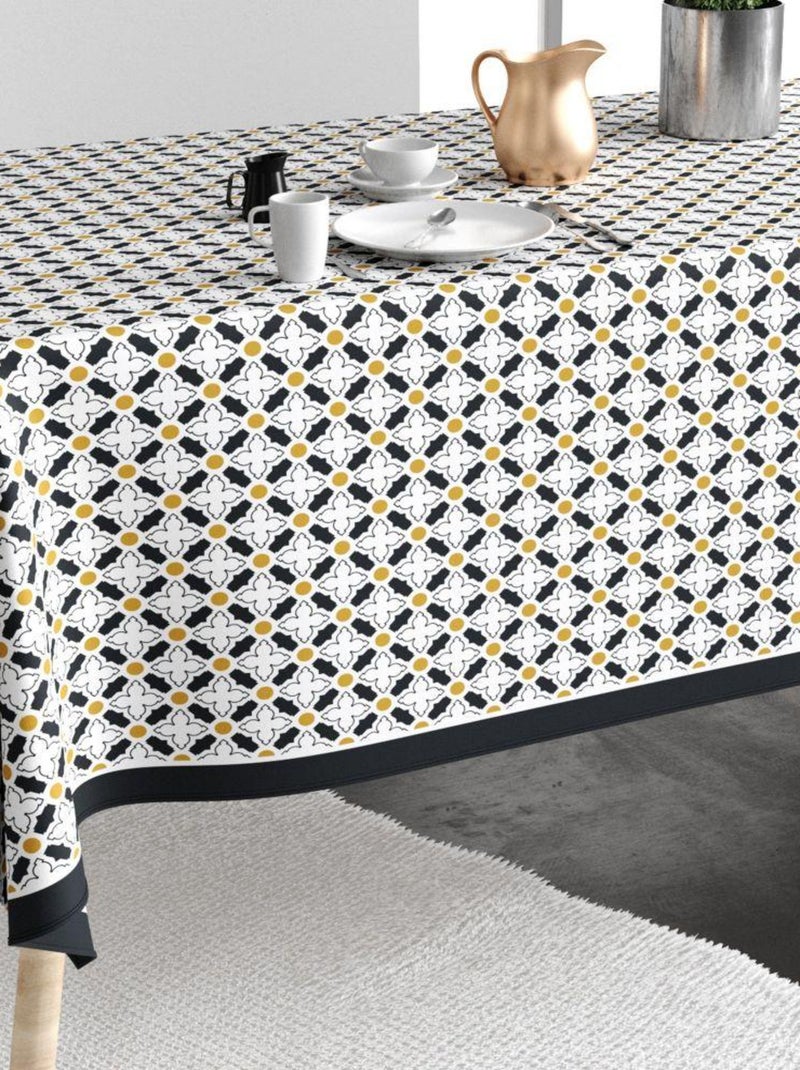 Nappe rectangulaire anti tache en Coton - Porta Jaune - Kiabi