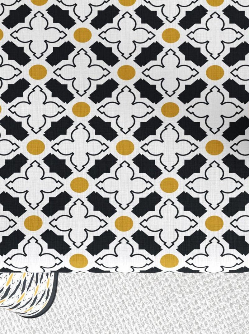 Nappe rectangulaire anti tache en Coton - Porta Jaune - Kiabi