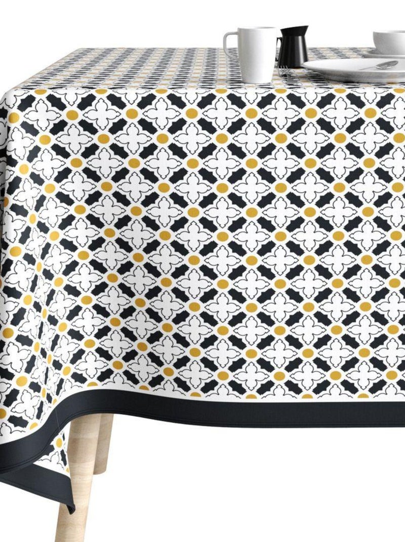 Nappe rectangulaire anti tache en Coton - Porta Jaune - Kiabi