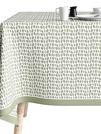 Nappe rectangulaire anti tache en Coton - Raza Sauge