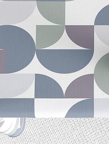 Nappe rectangulaire anti tache en Coton - Skandina Bleu