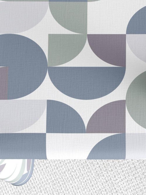 Nappe rectangulaire anti tache en Coton - Skandina Bleu - Kiabi