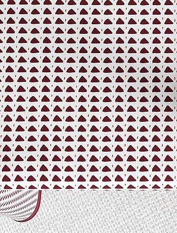 Nappe rectangulaire anti tache en Coton - Tilak Aubergine