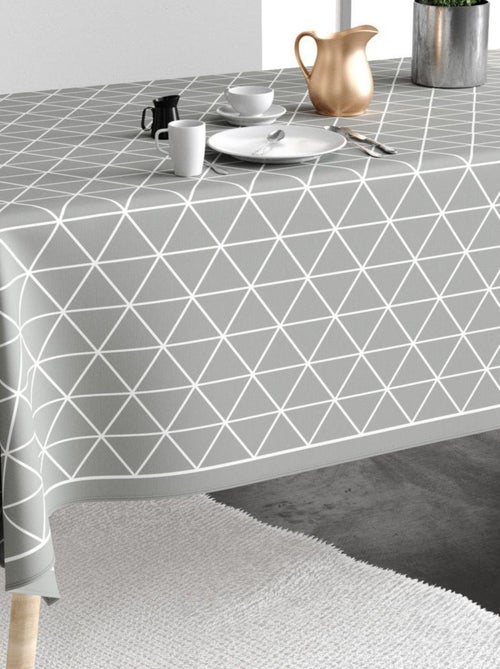 Nappe rectangulaire anti tache en Coton - Trina - Kiabi