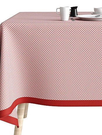 Nappe rectangulaire anti tache en Coton - Vicha Brique