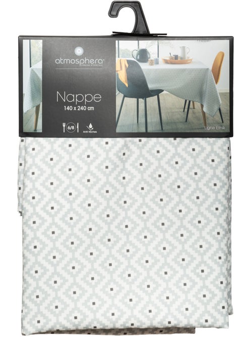 Nappe rectangulaire anti-tâche etnik - Kiabi Nappe rectangulaire anti-tâche etnik - Kiabi
