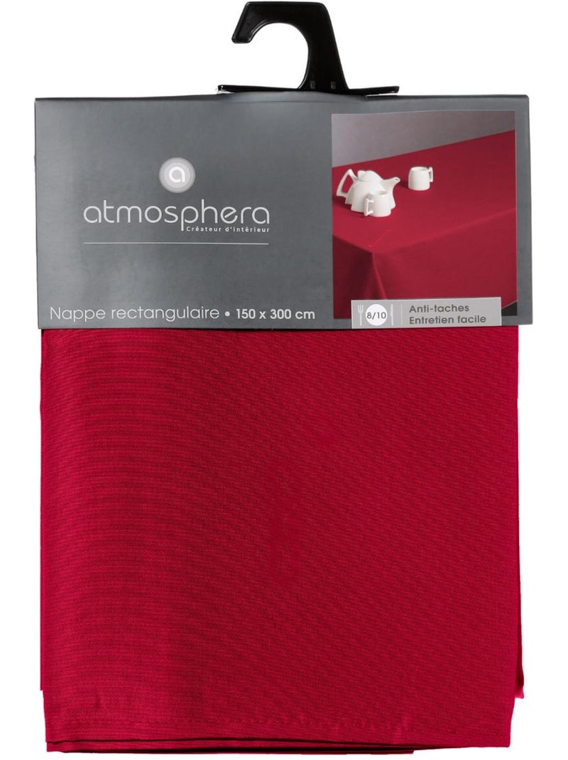Nappe rectangulaire anti-tâche LALLIE Rouge - Kiabi