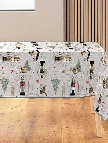 Nappe rectangulaire antitache Casse-noisette