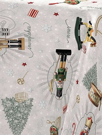 Nappe rectangulaire antitache Casse-noisette