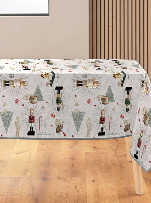 Nappe rectangulaire antitache CASSE NOISETTE - Kiabi