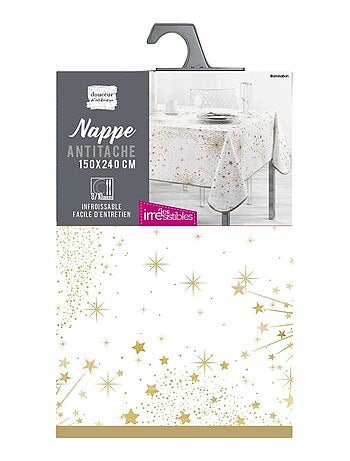 Nappe rectangulaire antitache et infroissable
