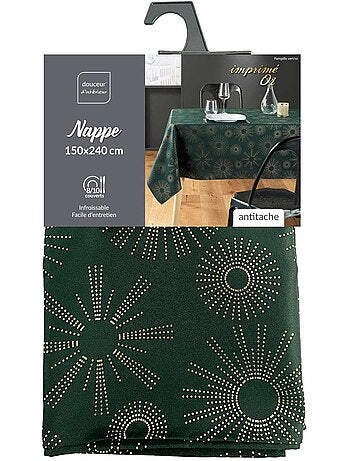 Nappe rectangulaire antitache et infroissable FEUX D'ARTIFICE