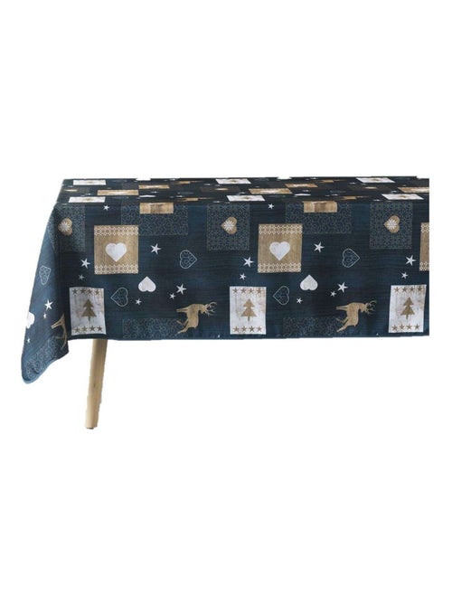 Nappe rectangulaire antitache et infroissable grand format CŒURS - Kiabi