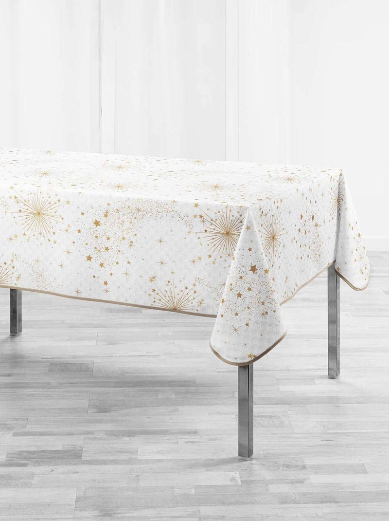 Nappe rectangulaire antitache et infroissable ILLUMINATION Blanc - Kiabi