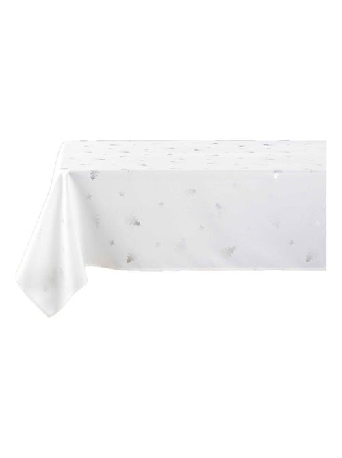 Nappe rectangulaire antitache et infroissable imprimée SAPINS - Kiabi Nappe rectangulaire antitache et infroissable imprimée SAPINS - Kiabi