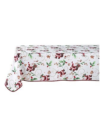Nappe rectangulaire antitache et infroissable Père Noël