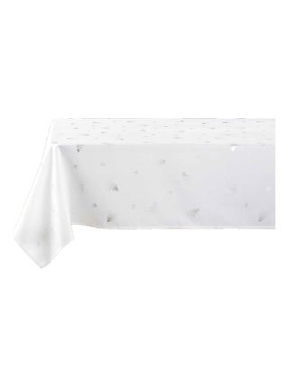 Nappe rectangulaire antitache et infroissable Sapins