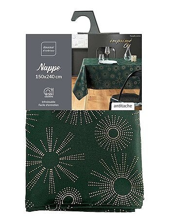 Nappe rectangulaire antitache et infroissable