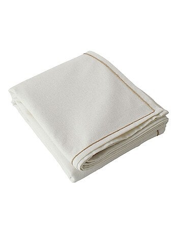 Nappe rectangulaire avec bordure jute LINA