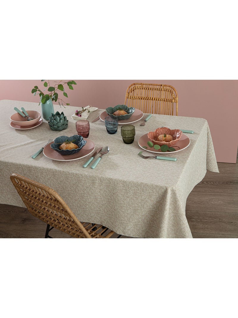 Nappe rectangulaire Chambray Kadi Beige - Kiabi