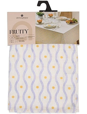 Nappe rectangulaire coton fruity