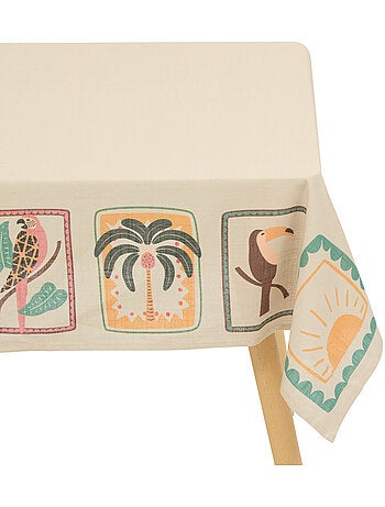 Nappe rectangulaire coton tropical