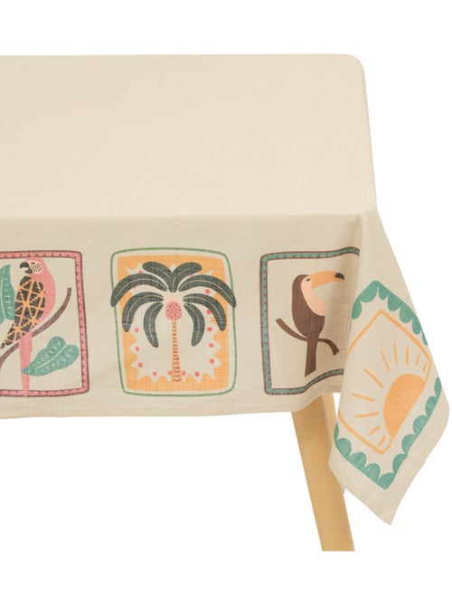 Nappe rectangulaire coton tropical - Kiabi Nappe rectangulaire coton tropical - Kiabi