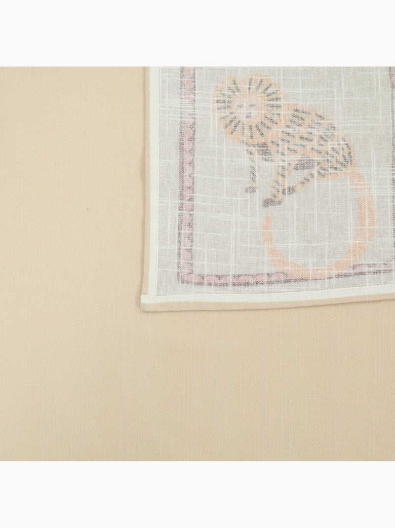 Nappe rectangulaire coton TROPICAL Lin - Kiabi