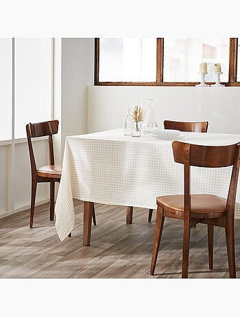 Nappe rectangulaire – double gaze de coton- carreaux vichy - vickie
