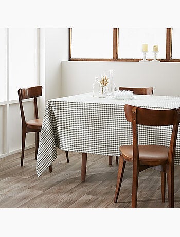 Nappe rectangulaire – Double gaze de coton- Carreaux Vichy - Vickie