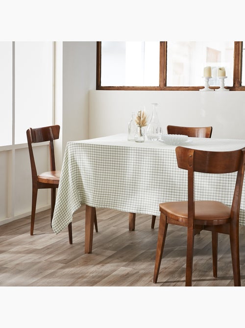 Nappe rectangulaire – Double gaze de coton-  Carreaux Vichy - Vickie - Kiabi