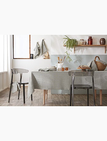 Nappe rectangulaire – Double gaze de coton- Carreaux Vichy - Vickie