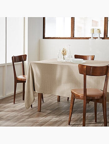 Nappe rectangulaire – Double gaze de coton – Gaïa Minuit