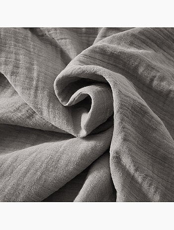 Nappe rectangulaire – Double gaze de coton – Gaïa Minuit