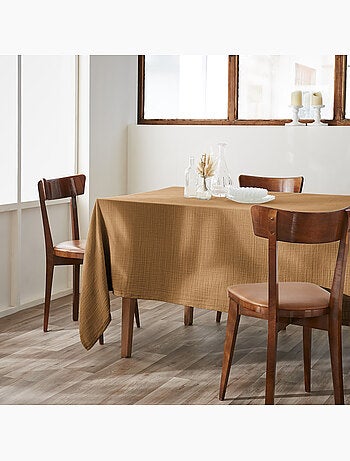 Nappe rectangulaire – Double gaze de coton – Gaïa Minuit