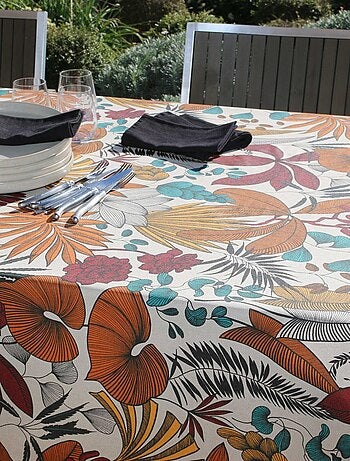 Nappe rectangulaire en coton enduit