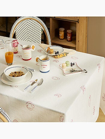 Nappe rectangulaire en coton fra