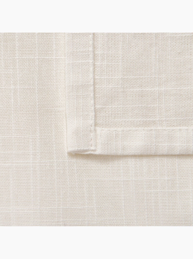 Nappe rectangulaire en coton fra Blanc - Kiabi