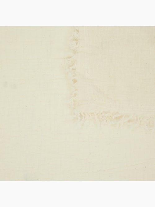 Nappe rectangulaire en coton gaufré - Kiabi