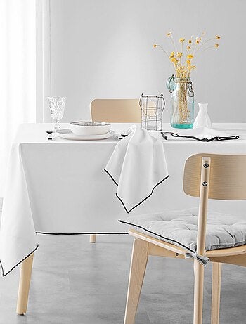 Nappe rectangulaire en coton recyclé Anaïs