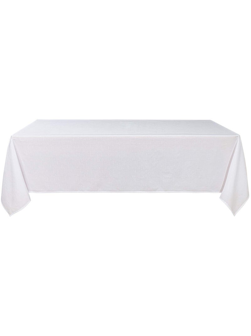 Nappe rectangulaire enduite et anti tache Blanc - Kiabi