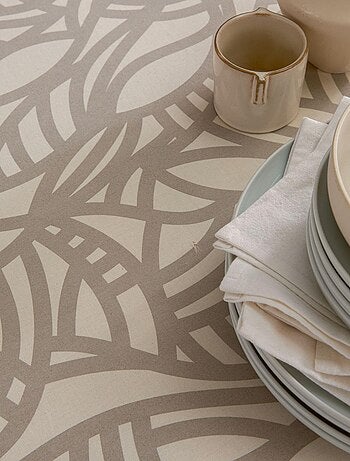 Nappe rectangulaire imprimée graphique