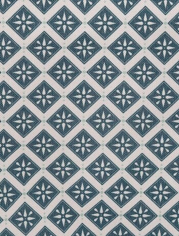 Nappe rectangulaire imprimée losanges graphiques