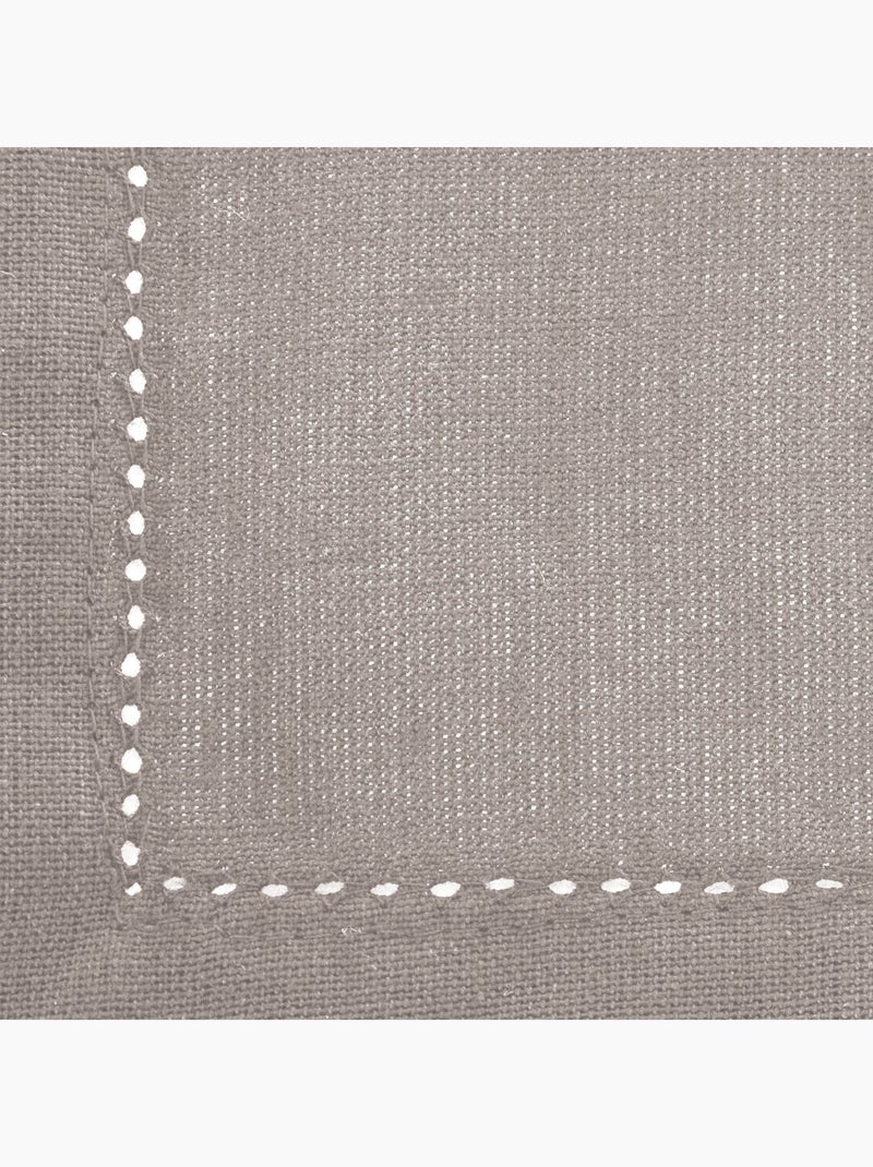 Nappe rectangulaire Jane en coton Gris - Kiabi