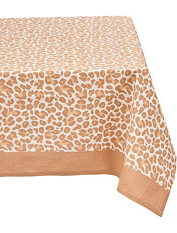 Nappe rectangulaire motif animal LEOPADI