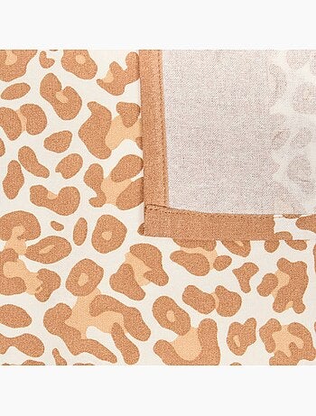 Nappe rectangulaire motif animal leopadi